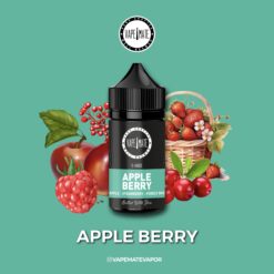 Vape Mate Apple Berry 3 MG / 60 ML Freebase Likit