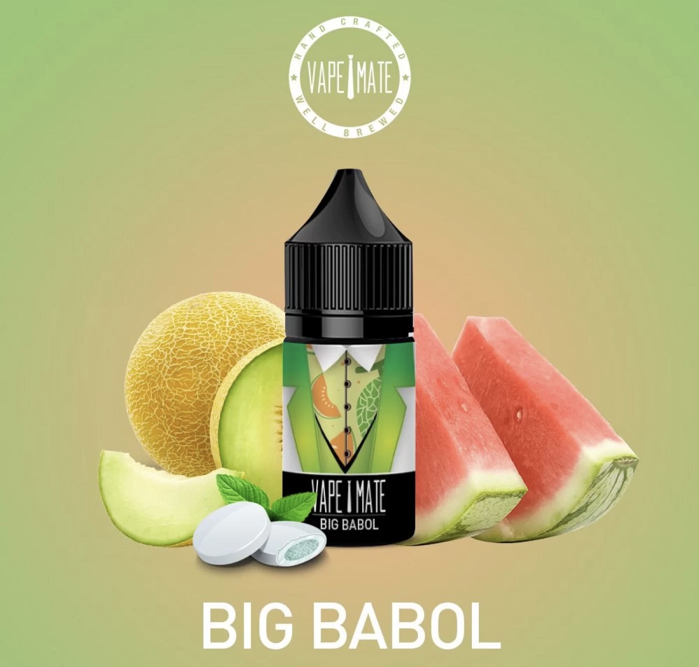 Vape Mate Big Babol 50 MG / 30 ML Salt Likit