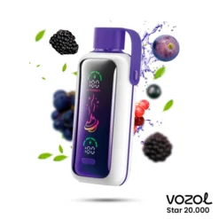 Vozol Star 20000 Mixed Berries Bubblegum
