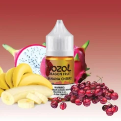 Vozol Salt Likit Dragon Fruit Banana Cherry 50 Mg / 30 ML Salt Likit