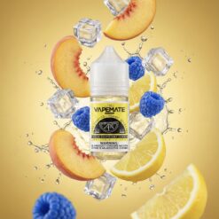 Vape Mate Peach Raspberry Lemon 50 MG / 30 ML Salt Likit