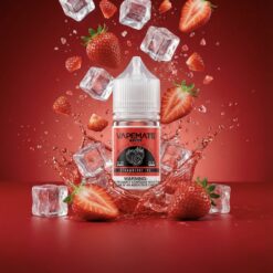 Vape Mate Strawberry Ice 3 MG / 60 ML Freebase Likit