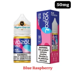 Vozol Salt Likit Blue Raspberry 50 Mg / 30 ML Salt Likit